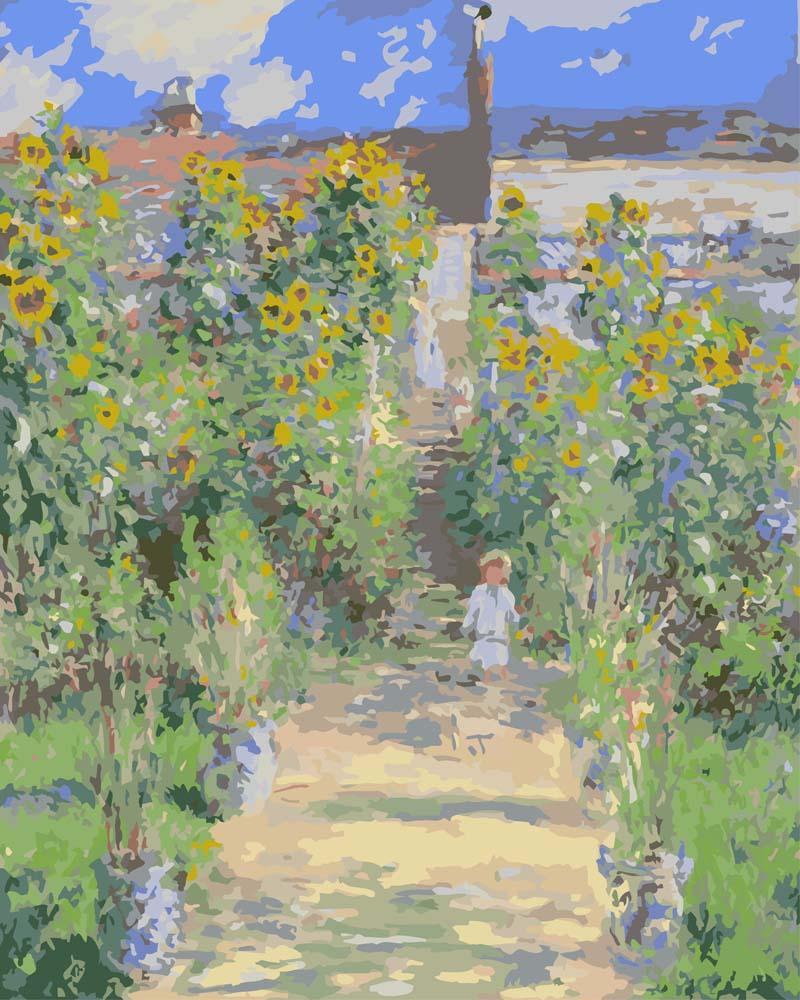 Vetheuil Garden | Paint by Numbers - Paint by Numbers Kit