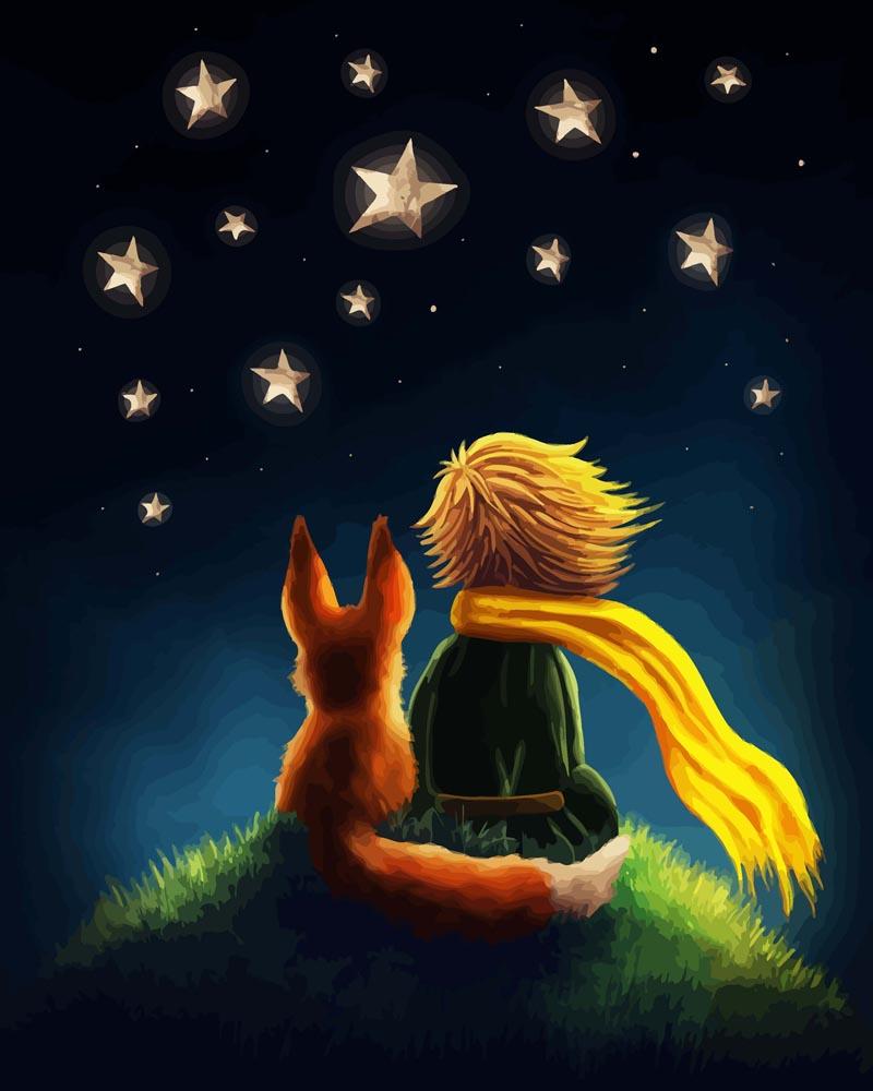 Boy and Curious Fox - Paint by Numbers Kit