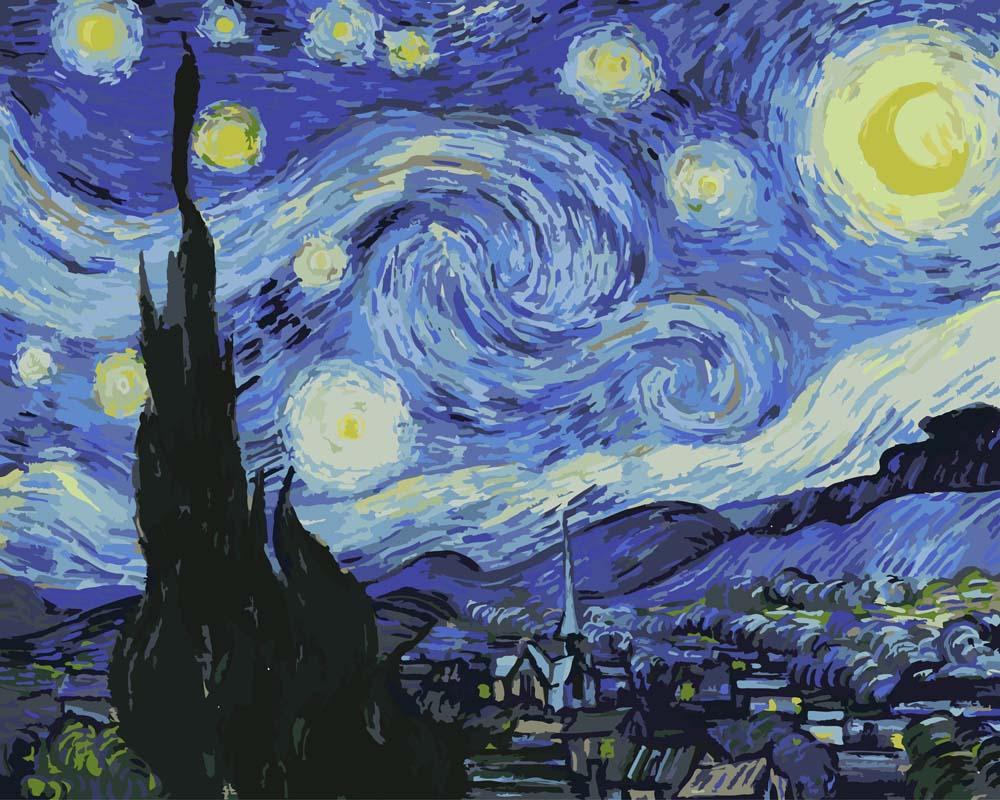 Starry Night Dreamscape - Paint by Numbers Kit