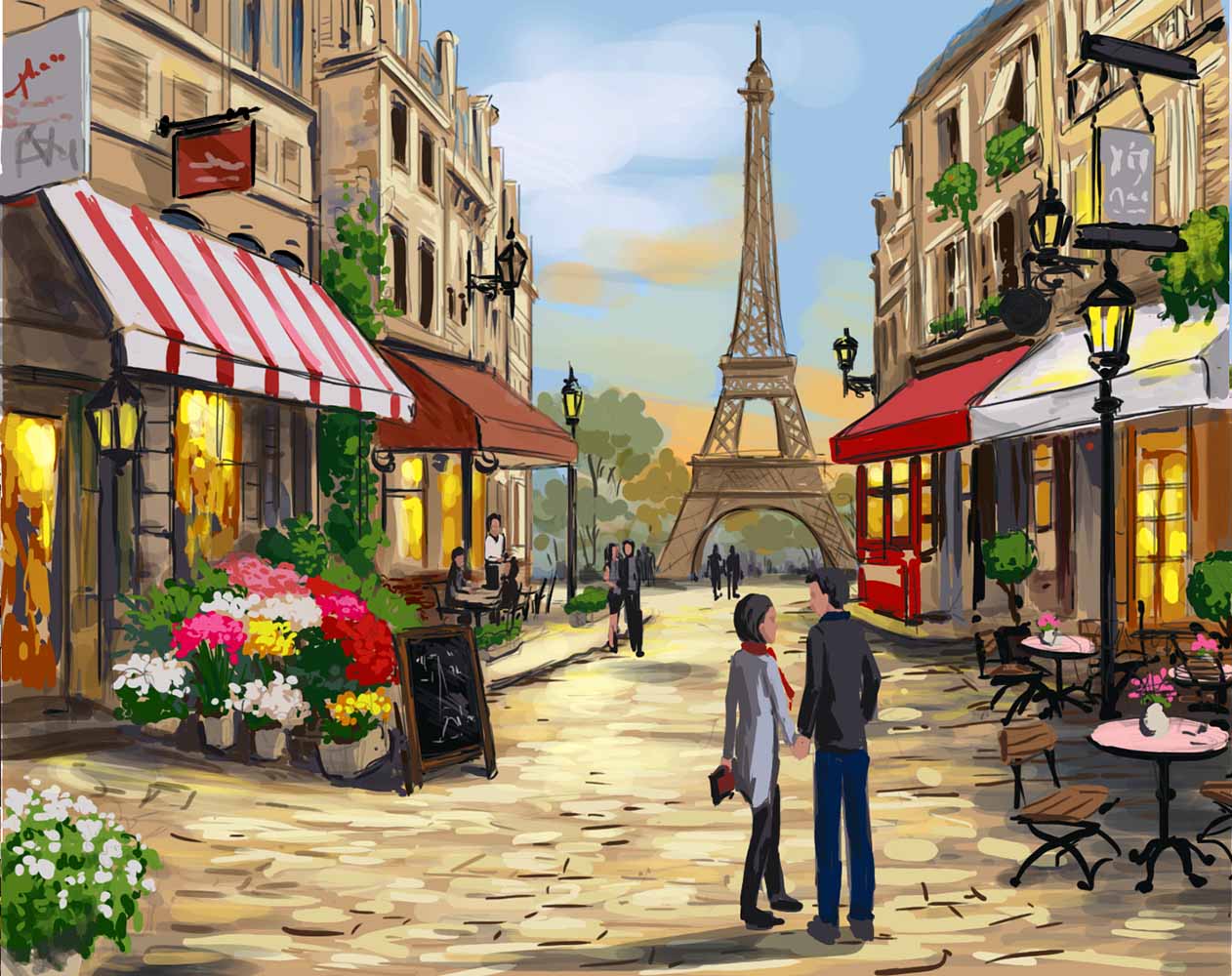 Parisian Charm | Paint by Numbers - Paint by Numbers Kit