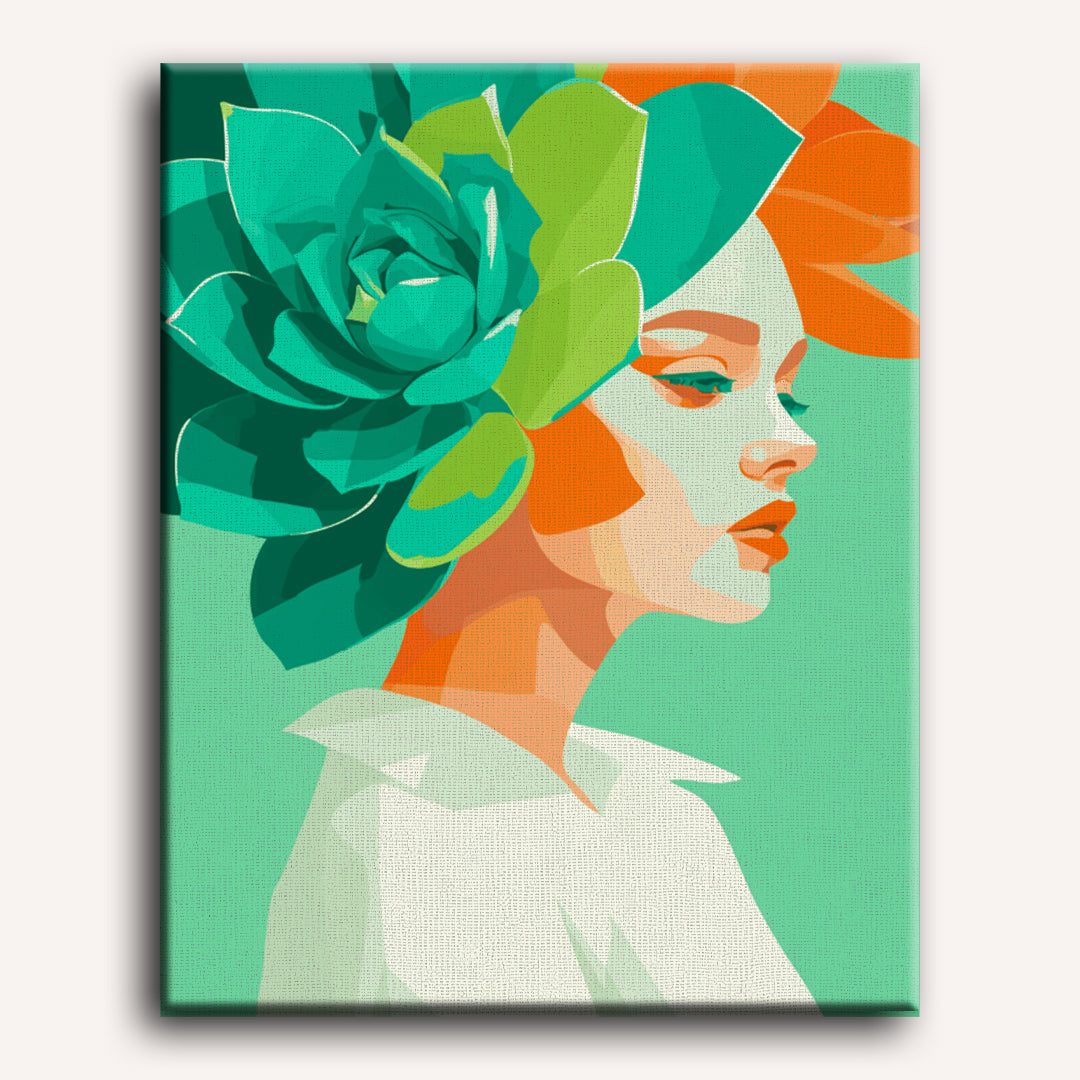 Floral Muse Portrait