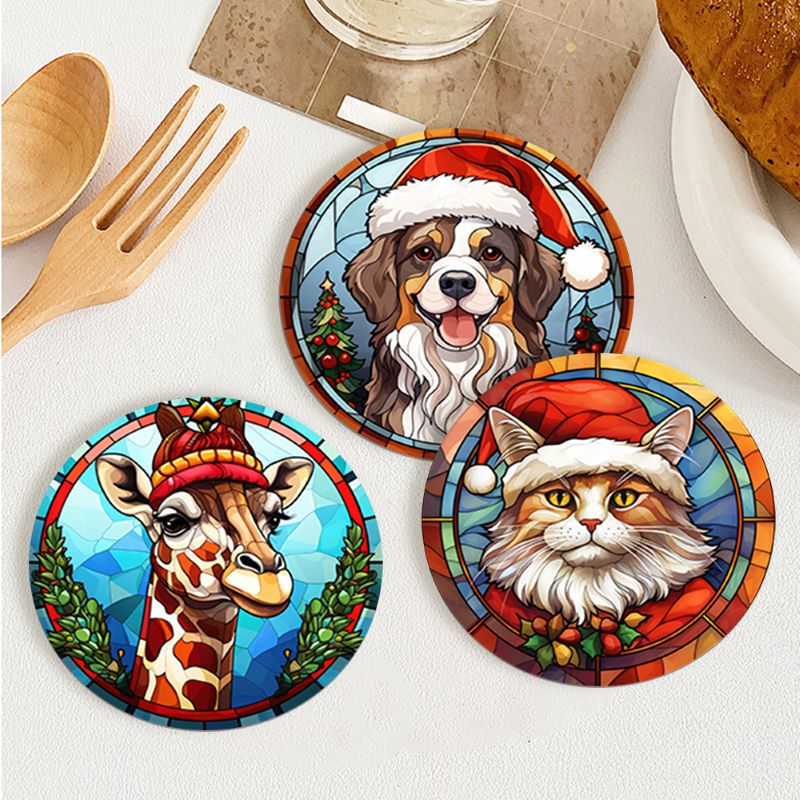 Holiday Coasters - 6-Piece Set - Detail 10