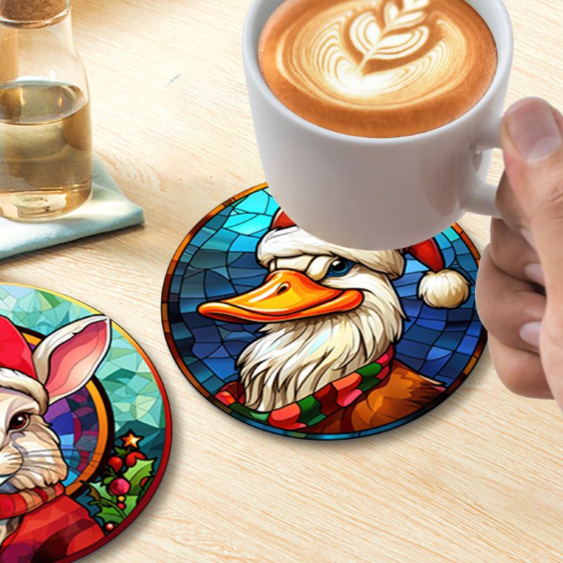 Holiday Coasters - 6-Piece Set - Detail 9