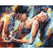 Lovers in Abstract Harmony - Paint by Numbers Kit