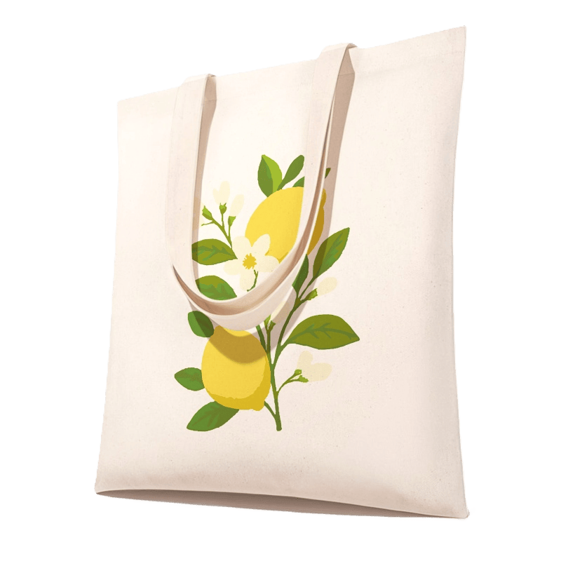 Lemon Plant Paint Tote - Paint by Numbers Kit