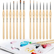 Elegant Brush Collection – 15 Pieces - Paint by Numbers Kit