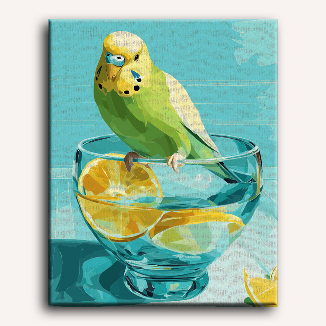 Lemon & Parakeet Delight - Detail 2