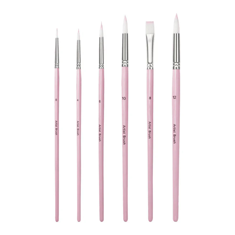 Rose Quartz Pink Brush Set - Detail 3