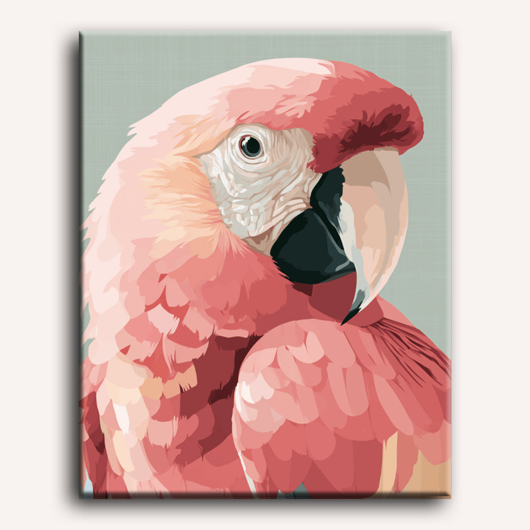 Pink Parrot Splash - Detail 2