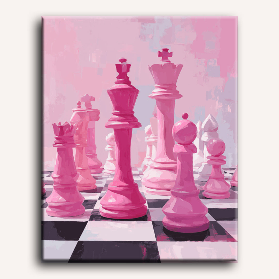 Pink Checkmate - Detail 2