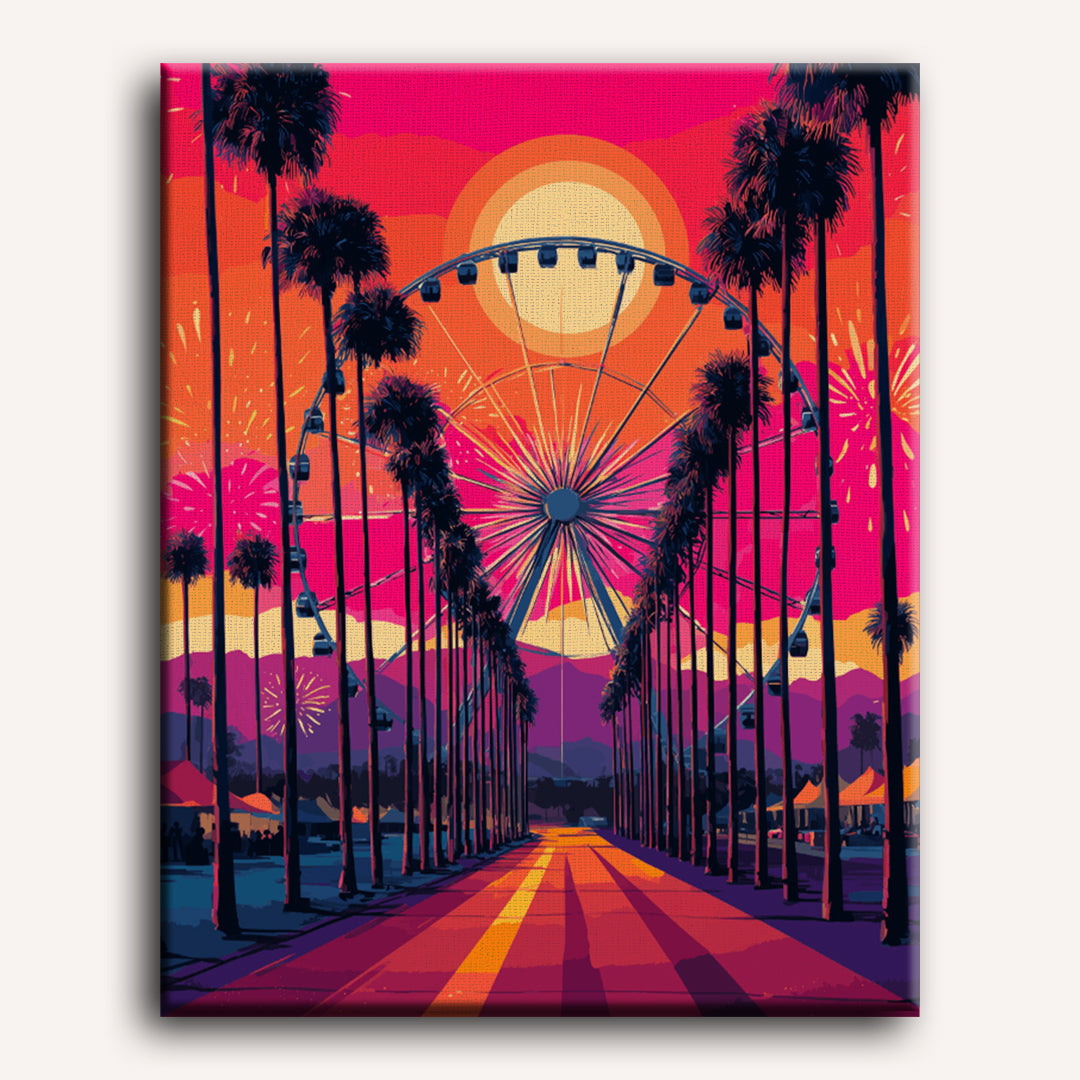 Colorful Festival Path - Detail 2