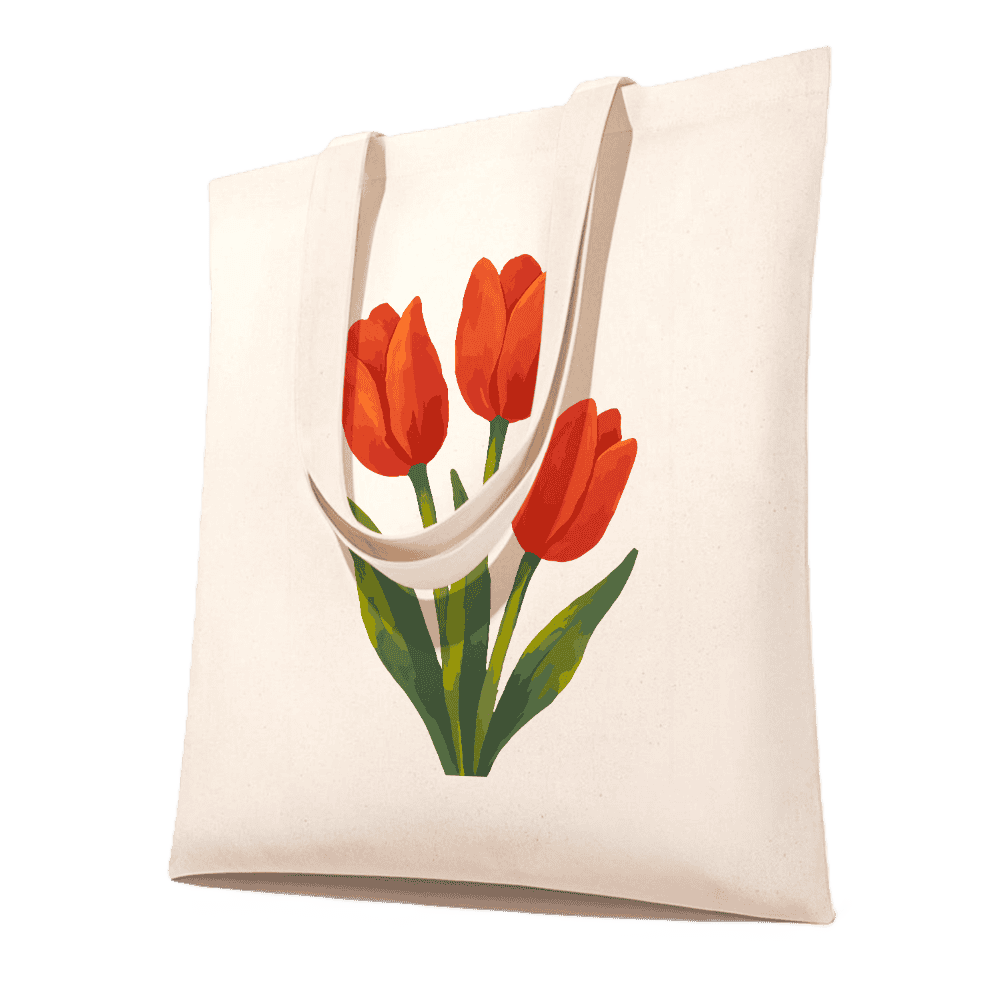 Tulips & Blossoms Tote - Paint by Numbers Kit