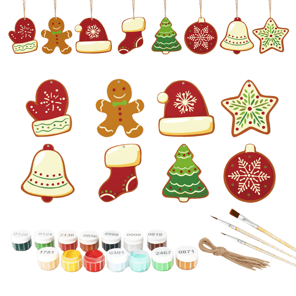 Winter Wonderland Hangings | Christmas Set - Paint by Numbers Kit