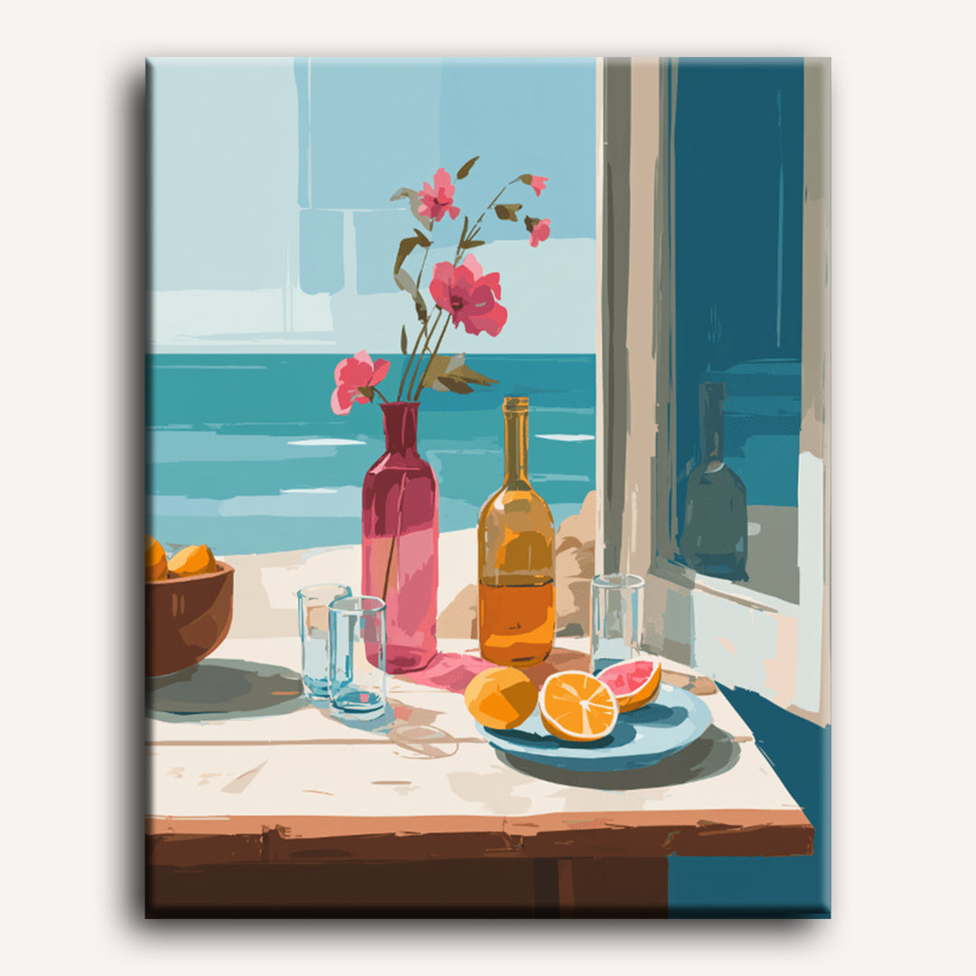 Mediterranean Seaside Still Life - Detail 2