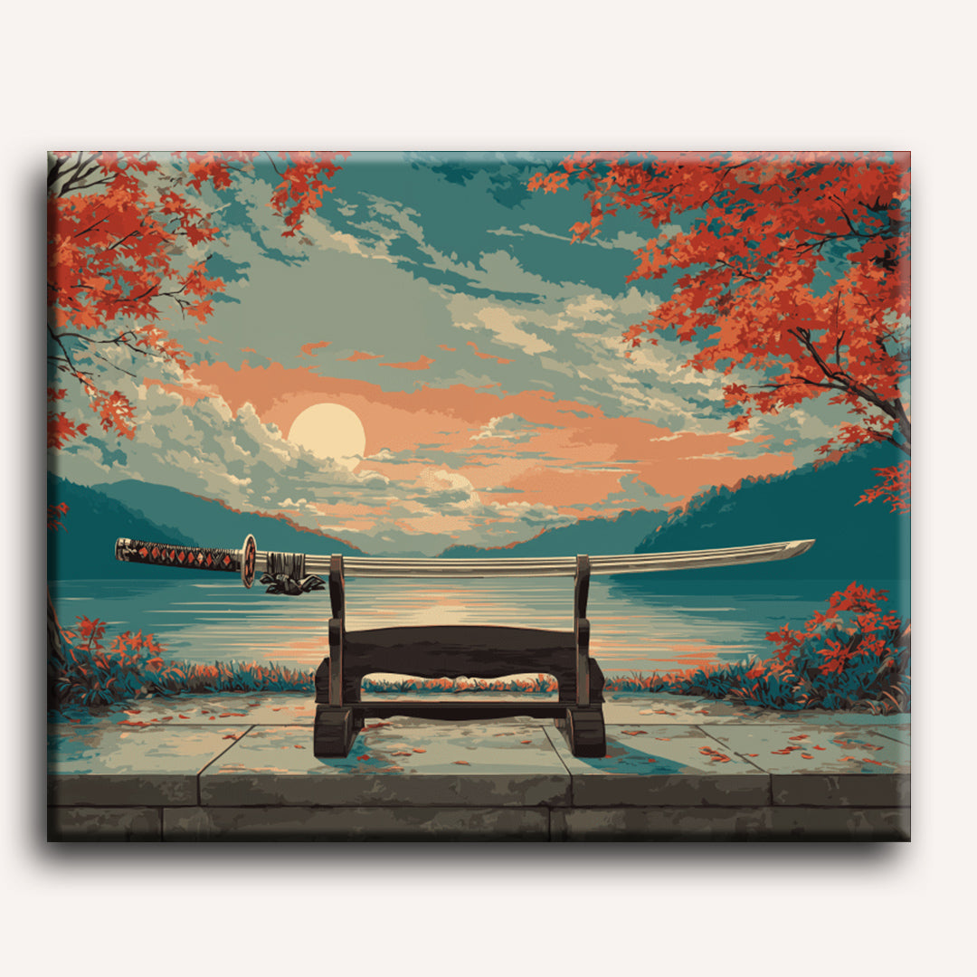 Autumn Serenity with a Katana - Detail 2