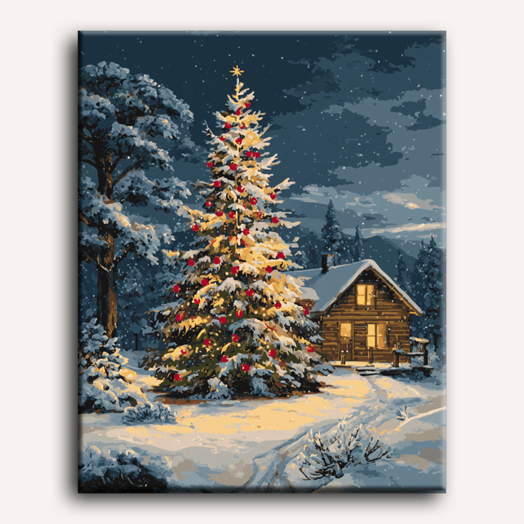 Silent Night Snow Scene - Detail 2
