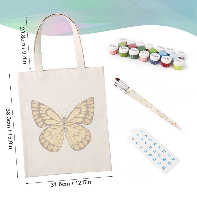 Whimsical Butterflies Tote – 4 Designs - Detail 6