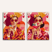 Valentine’s Royal Love Duo - Paint by Numbers Kit
