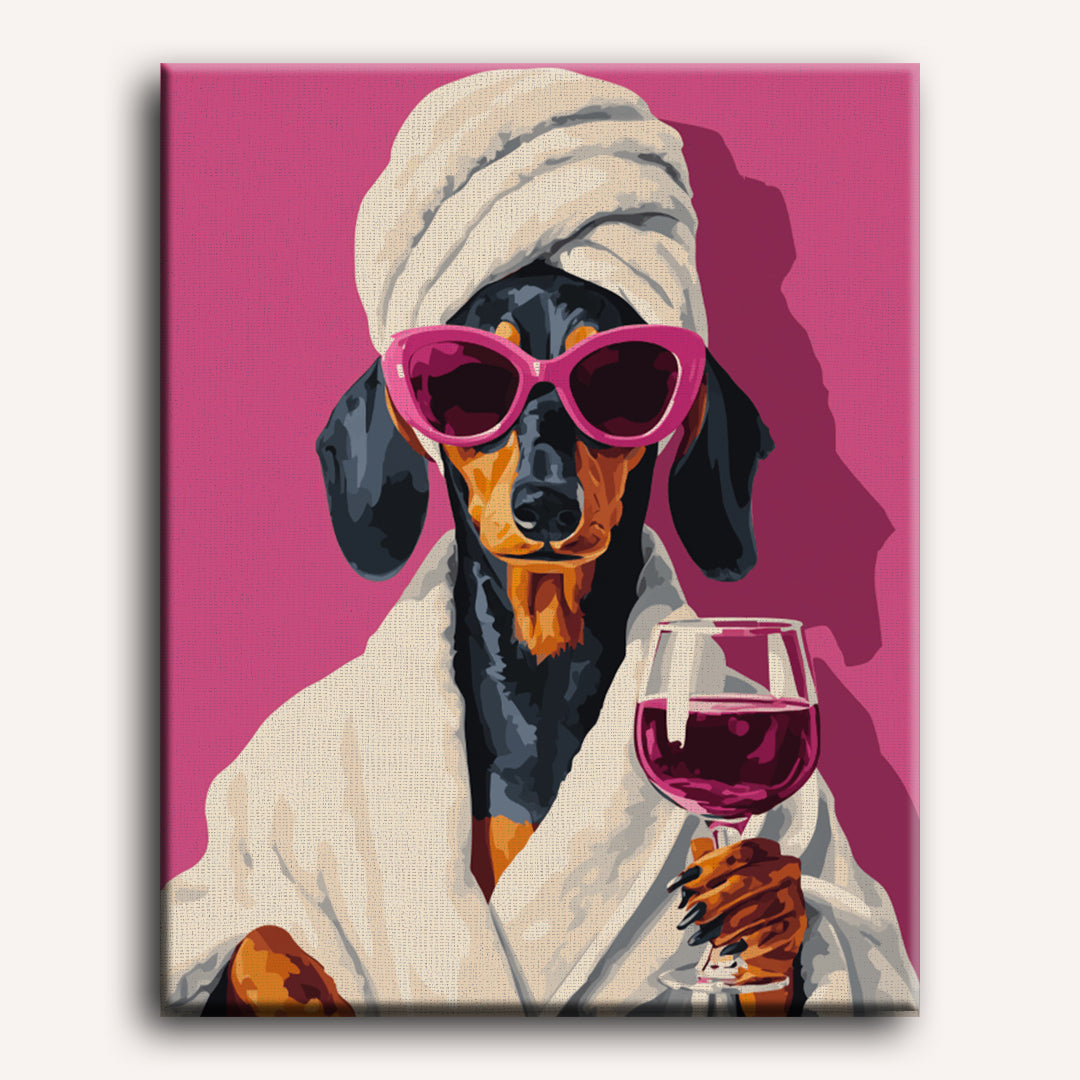 Weekend Bliss Dachsund - Detail 2