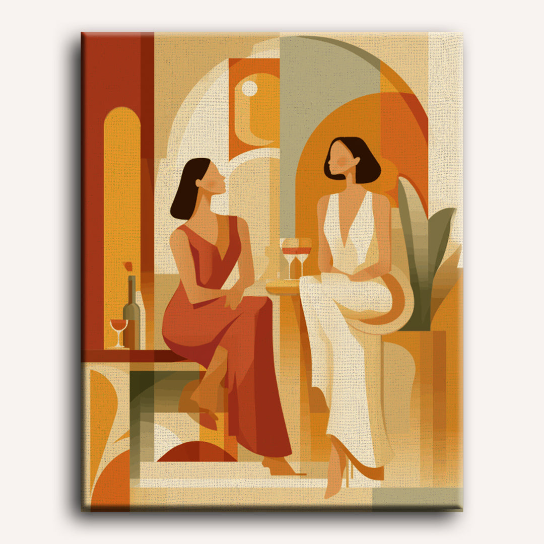 Elegant Conversations in Color - Detail 2