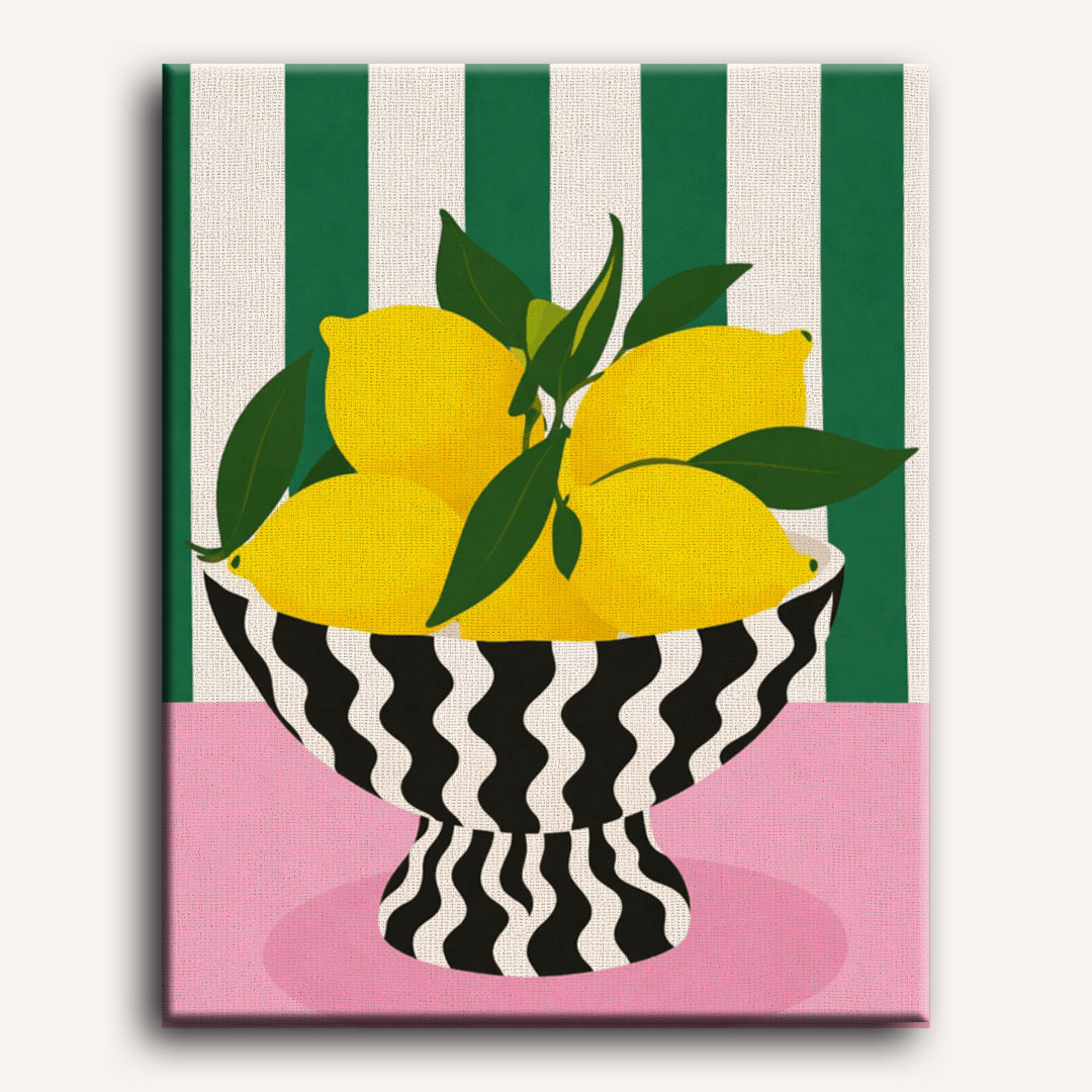 Citrus Splash Geometry - Detail 2