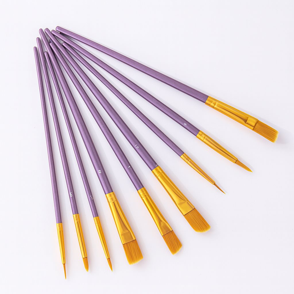 Complete 10-Piece Paintbrush Collection - Detail 2