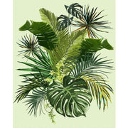 Lush Leaves in Bloom - Paint by Numbers Kit