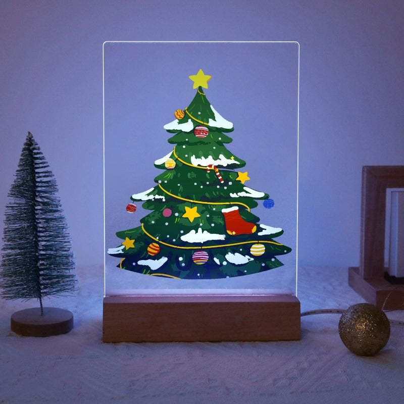 Holiday Tree Luminary - Paint by Numbers Kit
