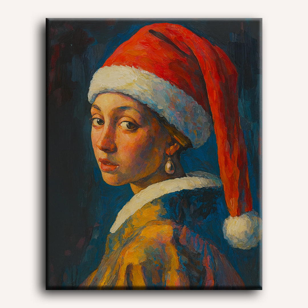 Festive Girl with Pearl Earring - Detail 2