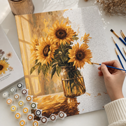 Golden Hour Sunflowers - Paint by Numbers Kit