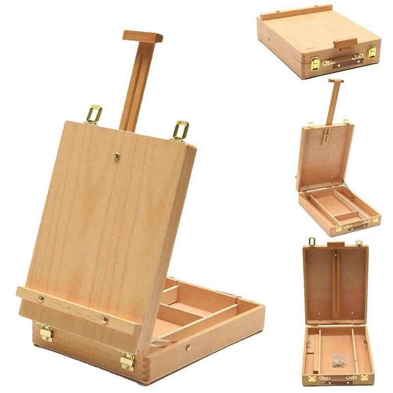 Elegant Wooden Easel & Storage - Detail 2