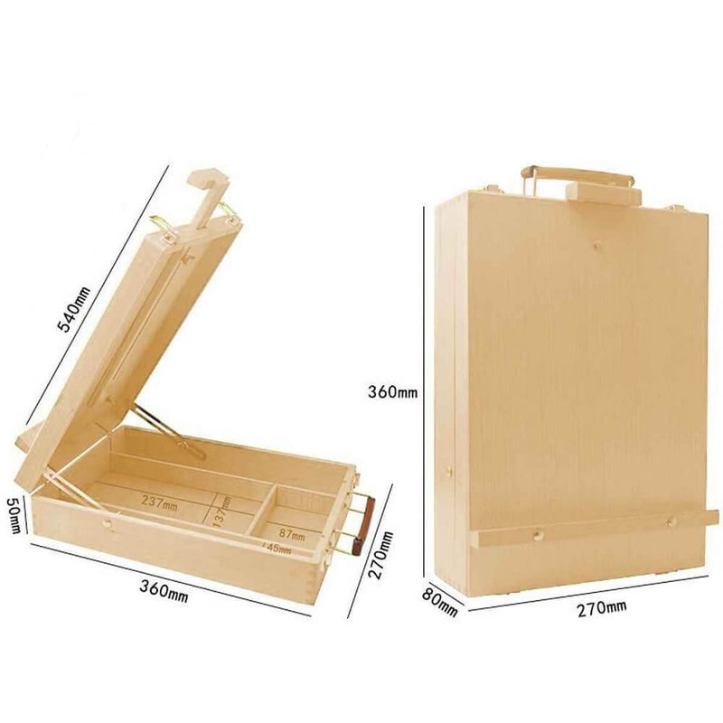 Elegant Wooden Easel & Storage - Detail 4