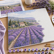 Lavender Fields Forever Paint by Numbers Kit