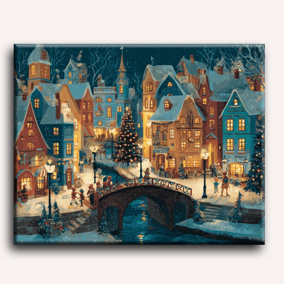 Enchanted Village Scene - Detail 2