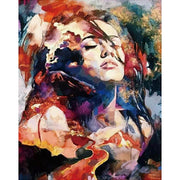 Rainbow Woman Portrait - Paint by Numbers Kit