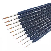 Premium 10-Piece Paintbrush Set - Paint by Numbers Kit
