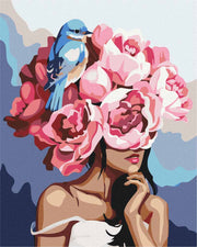 Girl with Floral Crown - Paint by Numbers Kit
