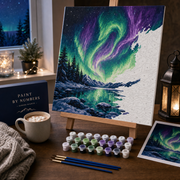 Northern Lights Aurora Paint by Numbers Kit