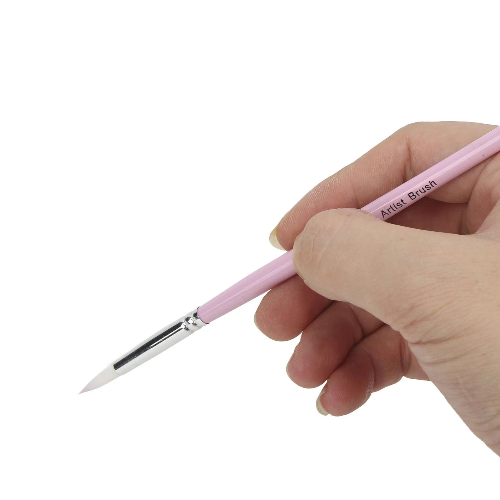 Rose Quartz Pink Brush Set - Detail 4