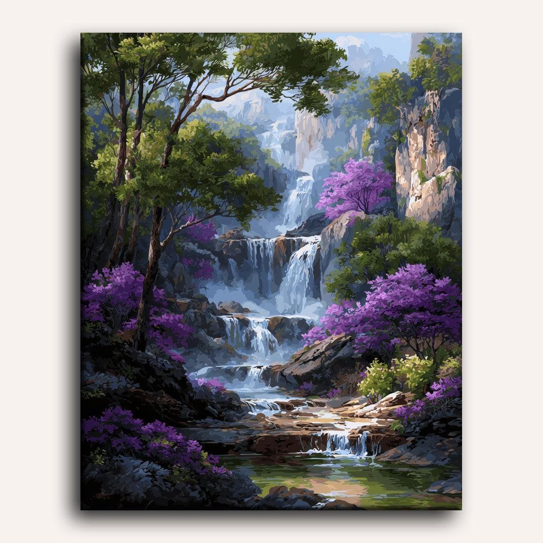 Purple Mountain Waterfall - Detail 2