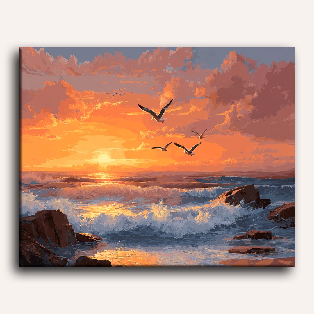 Seaside Sunset Glow - Detail 2
