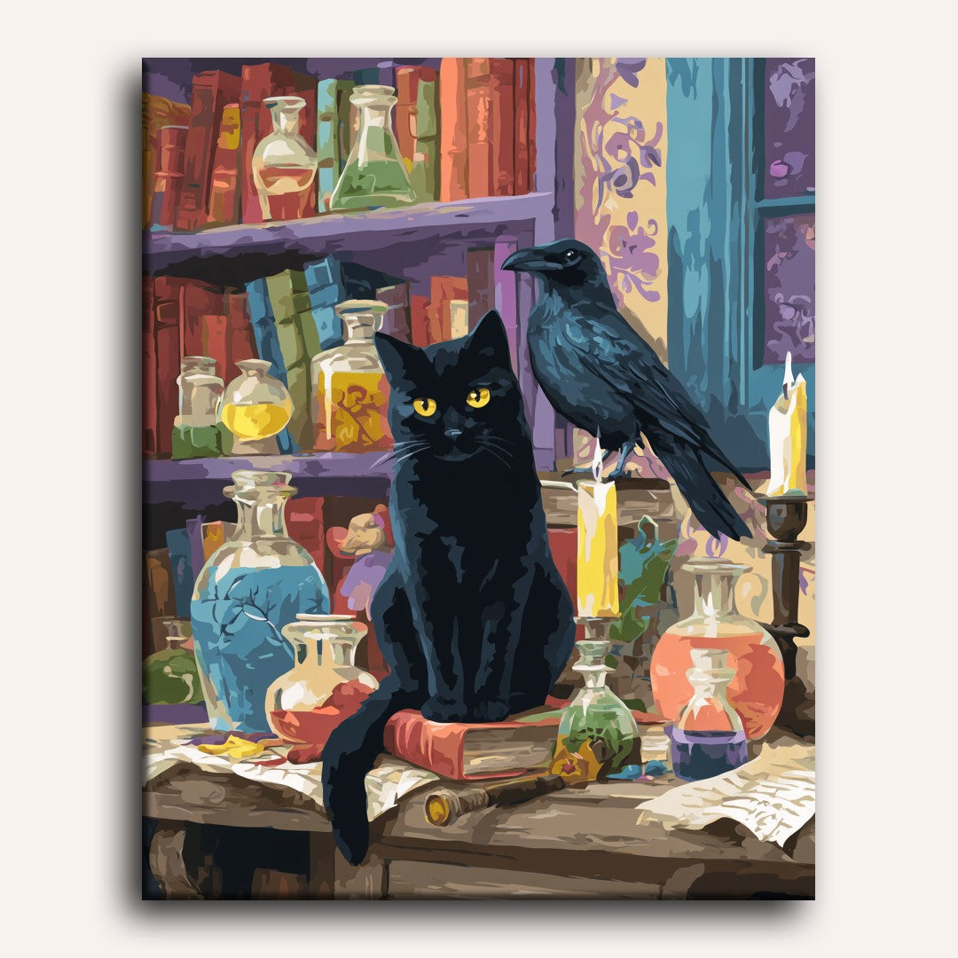 Mystic Black Cat Companions - Detail 2