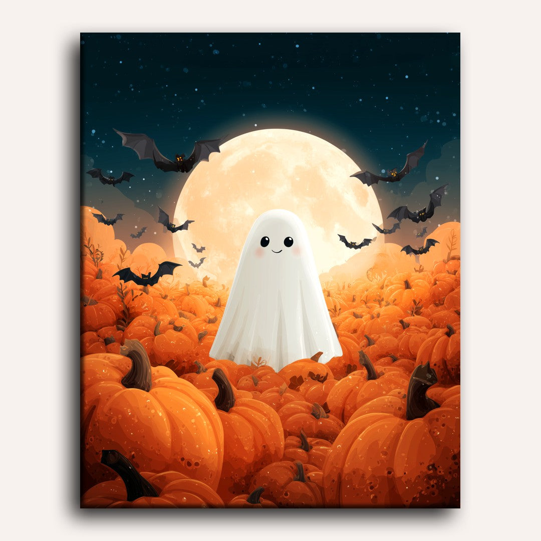 Pumpkin Lantern: Spooky Night Scene - Detail 2