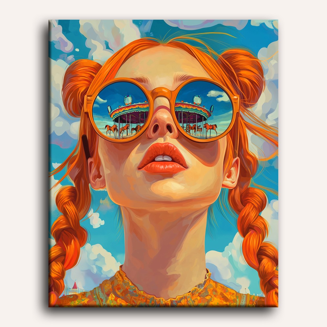Glamorous Ginger-haired Woman - Detail 2