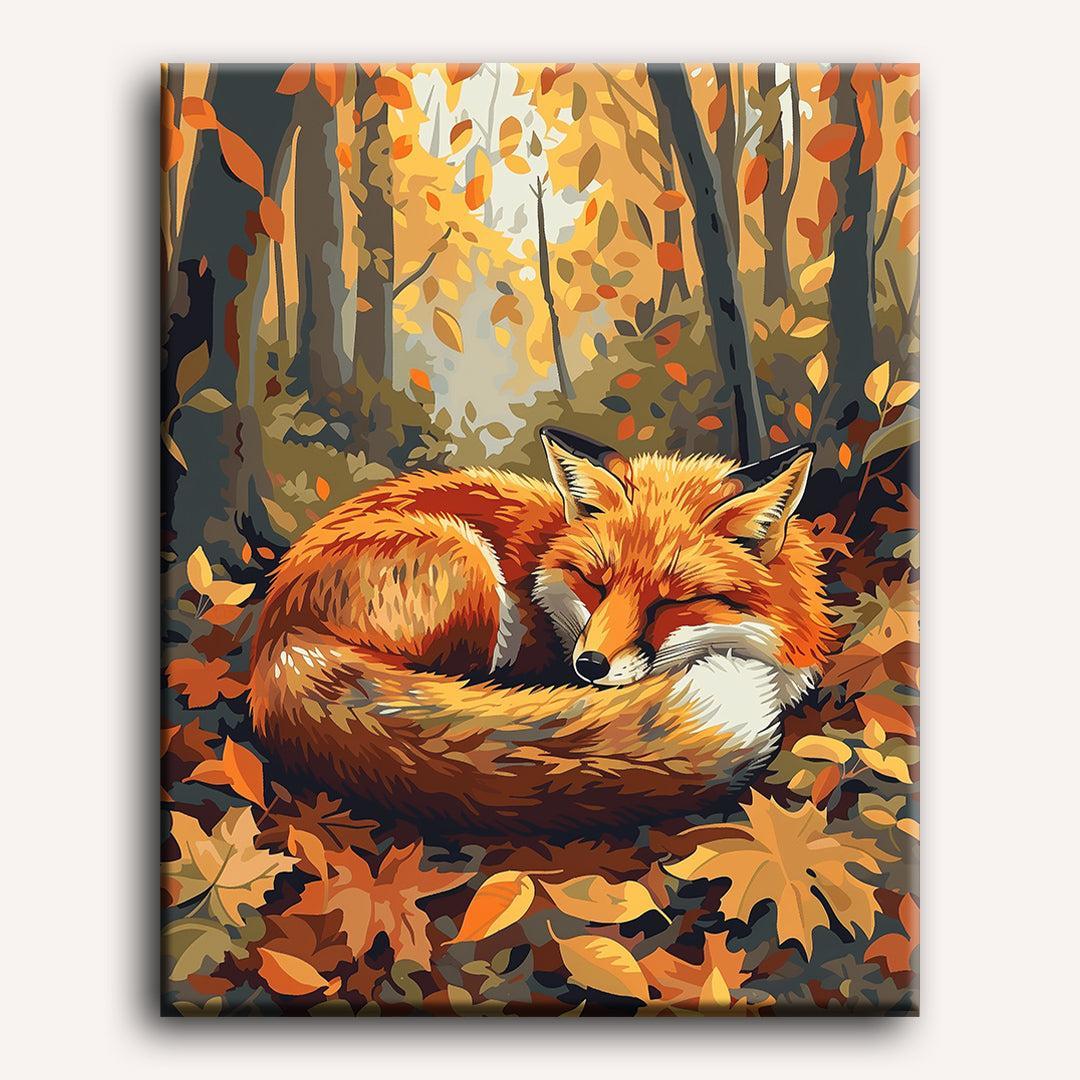 Foxy Autumn Nap - Detail 2