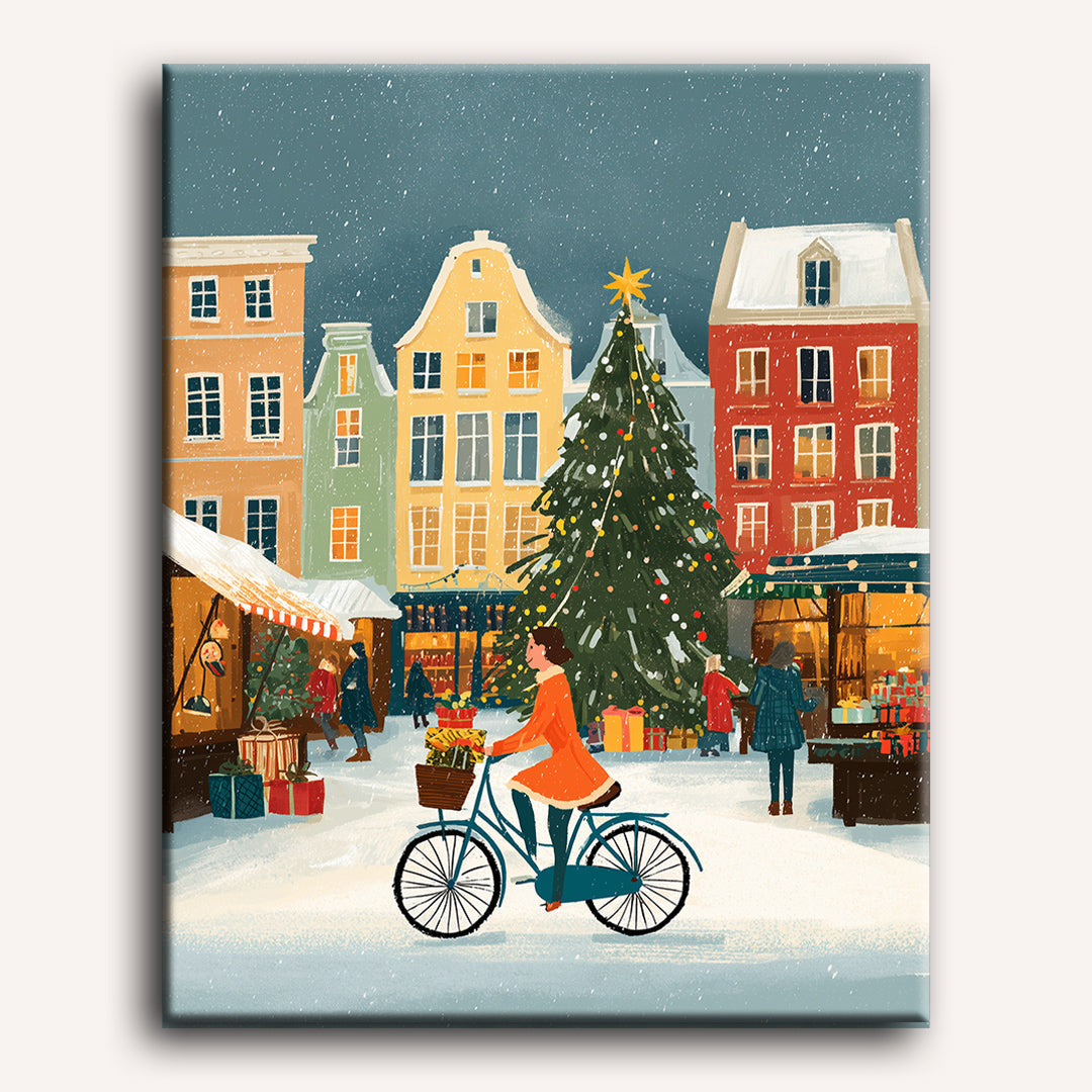 Festive Amsterdam Market Scene - Detail 2