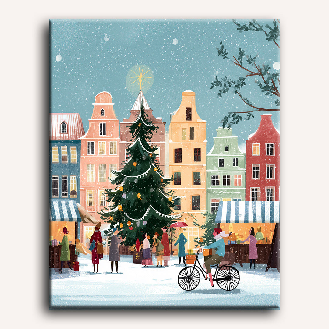 European Winter Cityscape - Detail 2