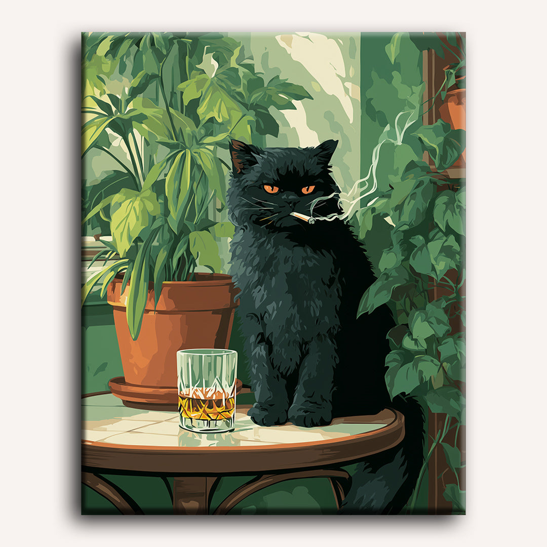 Whimsical Grumpy Cat - Detail 2