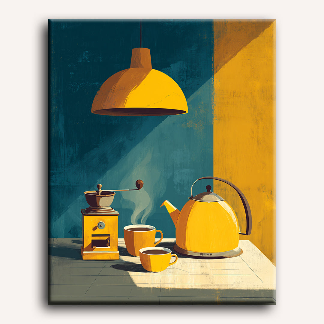 Yellow Coffee Harmony - Detail 2