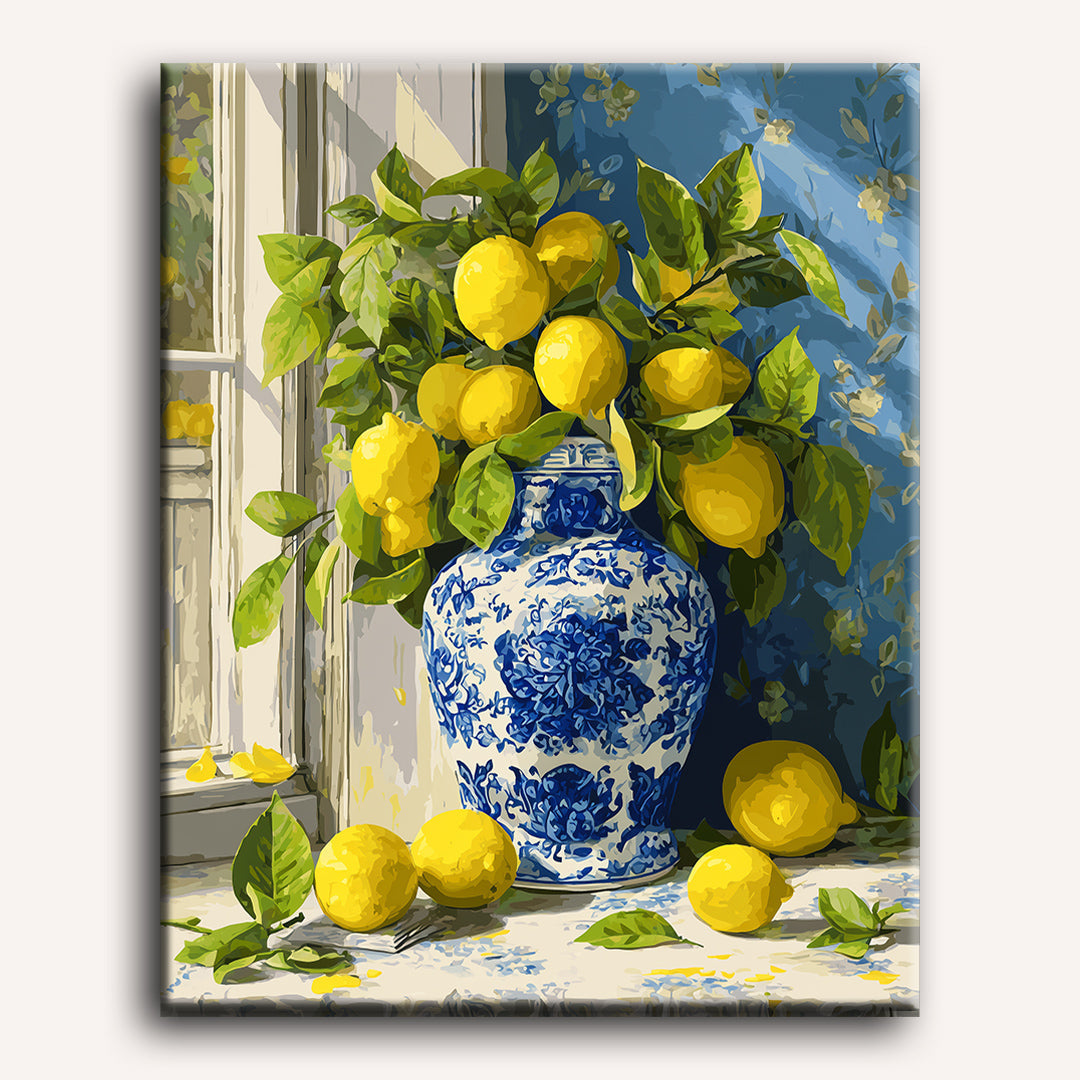 Lemon & Light Still Life - Detail 2